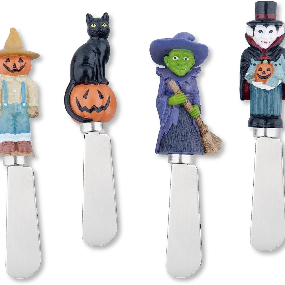 4-Piece Spooky Cheese Spreaders